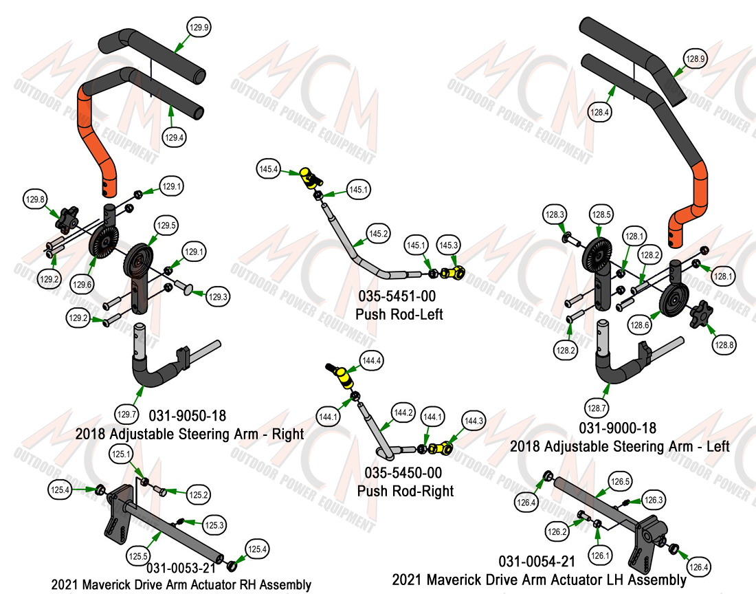 2021_MAVERICK_DRIVE_ARM_SUBASSEMDLIES