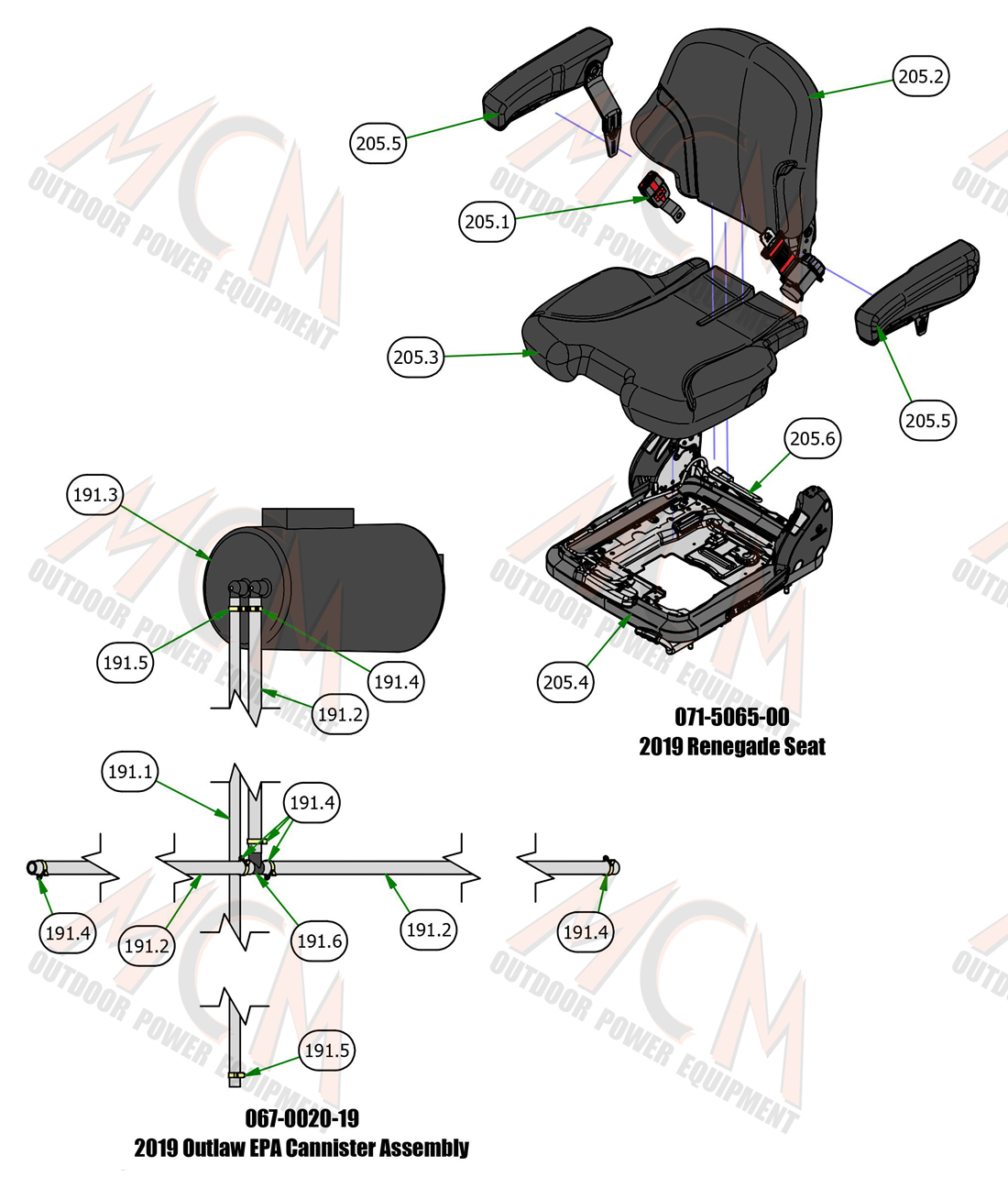 2021_RENEGADE_GAS_SEAT__BRAKE_SUBASSEMBLIES