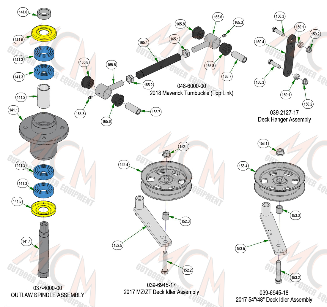 2022_MAVERICK_HD_DECK_SUB_ASSEMBLIES