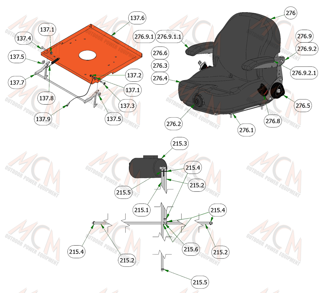 2022_RENEGADE_GAS_SEAT_BRAKE_SUBASSEMBLIES
