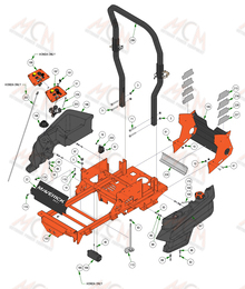 2022 MAVERICK HD FUEL TANK & REAR COVER