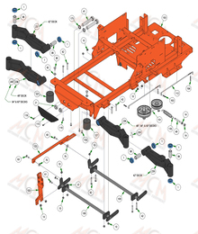 2022 MAVERICK HD LOWER FRAME ASSEMBLY