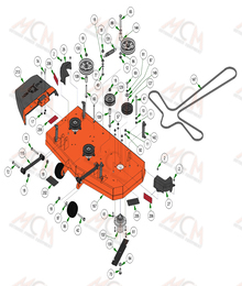 2022 MZ & MZ Magnum 42 Deck Assembly