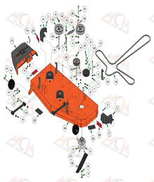 2022 MZ & MZ Magnum 48 Deck Assembly