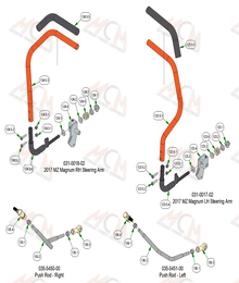 2022 Bad Boy MZ & MZ Magnum Drive Arm Sub Assemblies