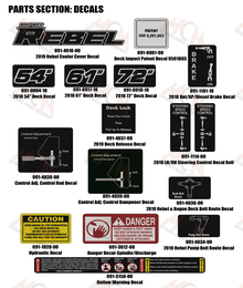 2022 Bad Boy Rebel Decals (Cont)