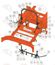 2022 Bad Boy Rebel Drive Arms Assembly