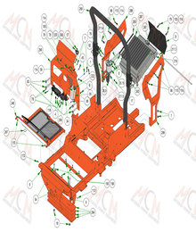 2022 Bad Boy Renegade Diesel Floorboard, Rops, & Radiator