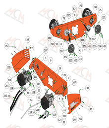 2022 Bad Boy Renegade Gas Pumps & Idler Assembly