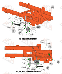 2022 Bad Boy Revolt Idler Arm Mount