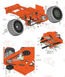 2022 Bad Boy Rogue Rear Suspension (Cont)