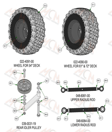 2022 Bad Boy Rogue Rear Suspension Sub-assemblies