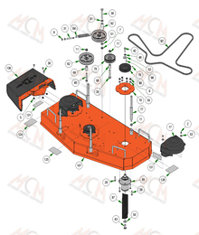 2022 Bad Boy Walk Behind 48 Deck Assembly