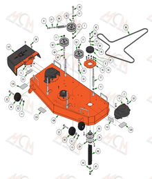 2022 Bad Boy Walk Behind 54 Deck Assembly