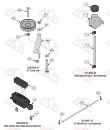 2022 Bad Boy Walk Behind Frame Sub Assemblies