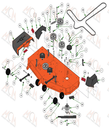 2022 Bad Boy ZT Elite 54 Deck Assembly