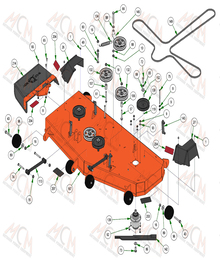 2022 Bad Boy ZT Elite 60 Deck Assembly