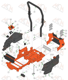 2023 MAVERICK GAS TANK & REAR COVER ASSEMBLIES