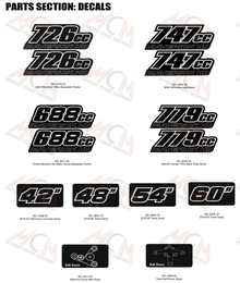 2023 MAVERICK HD DECALS CONT.