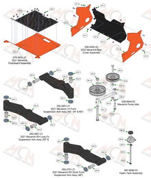 2023 MAVERICK HD FRAME SUB ASSEMBLIES