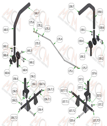 2023 Bad Boy Renegade Gas Steering / Drive Arms Sub-assemblies