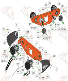 2023 Bad Boy Renegade Gas Pumps & Idler Assembly