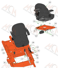 2023 Bad Boy Renegade Gas Seat & Brake