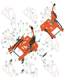 2023 Bad Boy Revolt Deck Height Lever Assembly