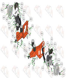2023 Bad Boy Rogue Rear Suspension