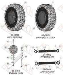 2023 Bad Boy Rogue Rear Suspension Sub-assemblies