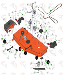 2023 Bad Boy ZT Elite 60 Deck Assembly