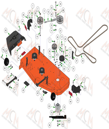 2024 RAMBLER & MZ MAGNUM 48'' DECK ASSEMBLY