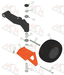 2024 MAVERICK FRONT FORK ASSEMBLY