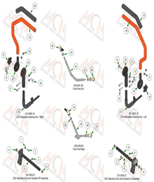 2024 MAVERICK HD DRIVE ARM ASSEMBLY (CONT.)