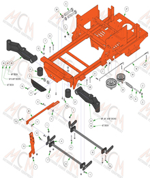 2024 MAVERICK HD LOWER FRAME ASSEMBLY