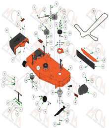 2024 RAIDER (Walk-Behind) 48'' DECK ASSEMBLY