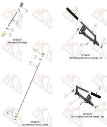 2024 RAIDER (Walk-Behind) PODIUM SUB ASSEMBLIES
