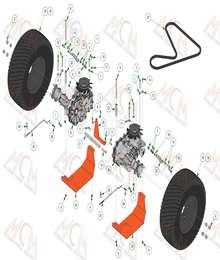 2024 RAIDER (Walk-Behind) TRANSAXLES