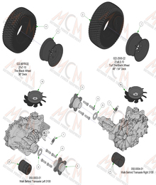 2024 RAIDER (Walk-Behind) TRANSAXLES SUB-ASSEMBLIES