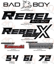 2024 BAD BOY REBEL DECALS