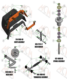 2024 BAD BOY RENEGADE DIESEL DECK SUB ASSEMBLIES