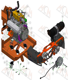 2024 BAD BOY RENEGADE DIESEL ENGINE BAY