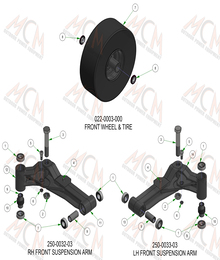 2024 BAD BOY RENEGADE DIESEL FRONT END SUB ASSEMBLIES