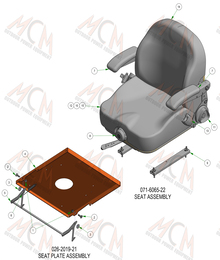 2024 BAD BOY RENEGADE DIESEL SEAT SUB ASSEMBLIES