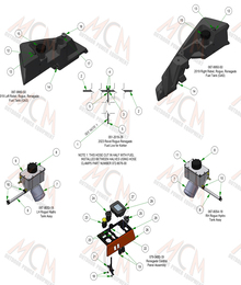 2024 BAD BOY RENEGADE GAS TANK SUBASSEMBLIES