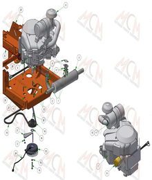 2024 BAD BOY ROGUE ENGINE - BRIGGS VANGUARD 36HP EFI