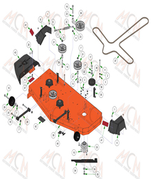 2024 ZT AVENGER 54'' DECK ASSEMBLY