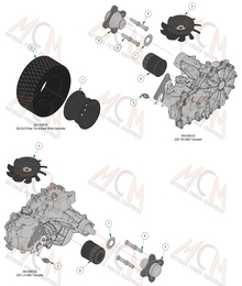 2024 ZT AVENGER REAR WHEELS ASSEMBLY