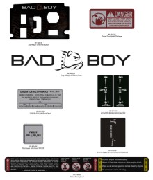 2026 BAD BOY MZ RAMBLER & MZ MAGNUM DECALS