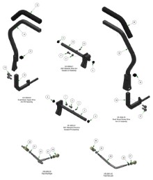2026 BAD BOY MZ RAMBLER & MZ MAGNUM DRIVE ARM SUBASSEMBLIES